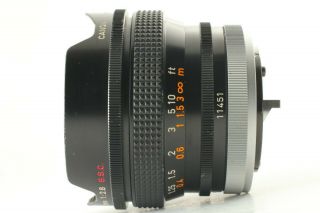 【RARE O EXC,  5】 Canon FD Fish Eye 15mm F2.  8 S.  S.  C SSC Wide MF Lens From JAPAN 6