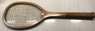 Antique Vintage A.  G.  Spalding & Bros.  Favorite Wood Tennis Racket