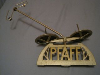 Vintage Antique Pfaff Industrial Sewing Machine Advertising Name Plate No Res