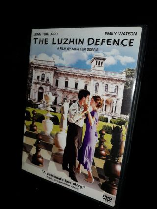 The Luzhin Defence (dvd,  2001) Rare Romance Drama Disc W Insert