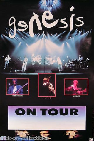 Genesis 1992 Rare Tour Promo Poster
