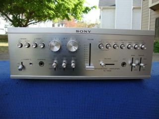 Rare Sony Ta - 1150 D Integrated Stereo Amplifier W/ Phono Input - Pro