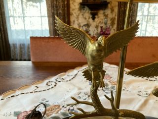 Rare Donald W Mcdonald Vintage Sports Lamps Flying Ducks 230 Table Lamp 4