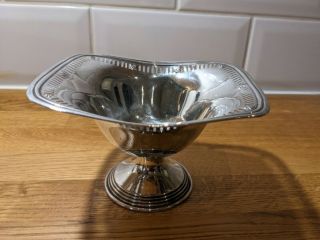 Pretty Vintage 52g Sterling Solid Silver Compote Bonbon Dish Bowl Georgian Style
