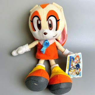 Rare 2003 Sonic X Cream The Rabbit 10 " Plush Doll Toy Sega Sonic The Hedgehog