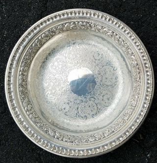 1945 Vintage Reed & Barton Silver Plated Bowl,  1301,  Candy Dish Plate