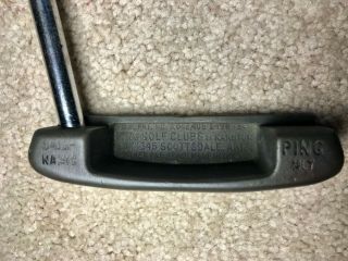 Rare Vintage Ping Ball Namic Mlt Putter,  Scottsdale,  Weight