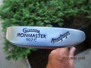 Macgregor Ironmaster 907c Colokrom Putter.  35 ".  Leather Grip.  Rare.
