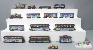 Bachmann Hawthorne Village On30 M&m Holiday Express Set - Extremely Rare