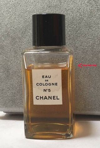 Rare Vintage Mid - Century Chanel No.  5 Edc Eau De Cologne 2 Fl Oz / 59 Ml 80