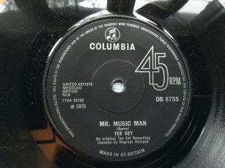 TEE SET - MR.  MUSIC MAN / IN MY HOUSE rare UK 1970 / PSYCH / 1 PLAY - - 2