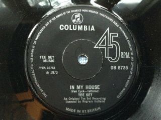 TEE SET - MR.  MUSIC MAN / IN MY HOUSE rare UK 1970 / PSYCH / 1 PLAY - - 3
