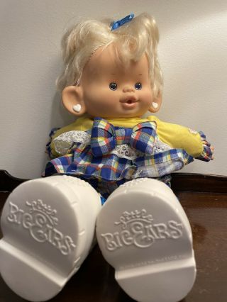 Rare 1995 Little Big Ears Girl Doll First Edition Blonde Complete Outfit (42)