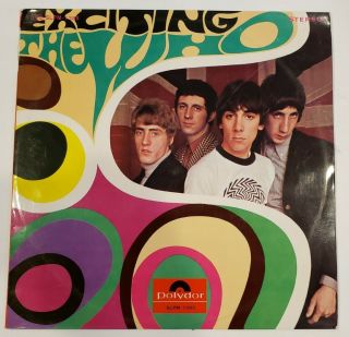 Exciting The Who Japan Ultra Rare Stereo Slpm - 1385 Polydor Vinyl Record Lp