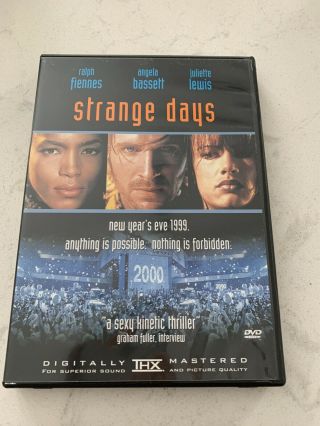 Strange Days Dvd Rare Oop Region 1