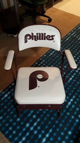 Philadelphia Phillies,  Veterans Stadium,  Vintage,  Classic Clubhouse Chair Rare