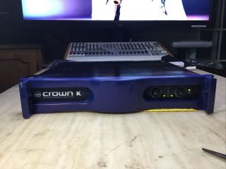 Crown K2 500 Watt Amplifier Blue Rare (perfect)