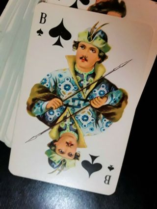 Complete Set of Rare Vintage Russian Card Deck from Early 1900s 2