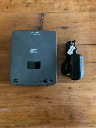 Rare Denon Dcp - 100 Portable Cd Player Not