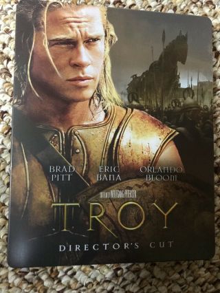 Troy Dutch Steelbook W/ American Blu - Ray Movie.  Very Rare