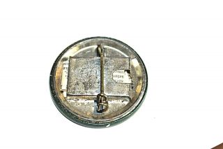 Vintage 1935 PA Pennsylvania Resident Fishing License Button Pin Back W/License 3
