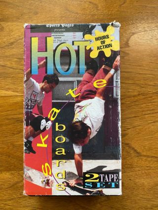 Rare Hot Skateboards Skate Video Vhs 1989 Neil Blender Og Footage Simitar