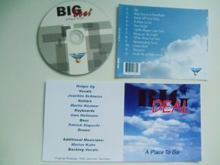 Big Deal - A Place To Go 1996 Rare Fate/dalton/casanova/passion Risk/surrender Cd