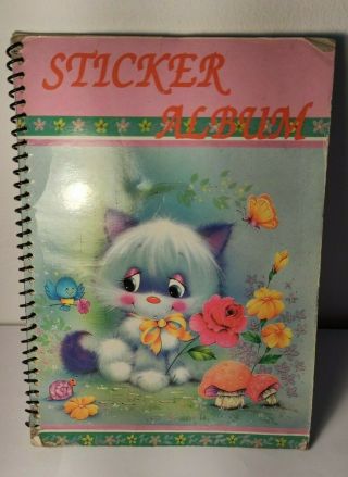 Very Rare Upikit Cat Cover Sticker Album 90 