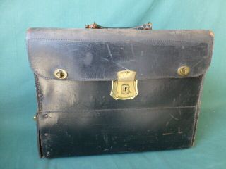 Vintage Crest Lock Co Inc Satchel Doctors Bag Or Artists Bag