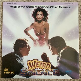 Weird Science Laserdisc - John Hughes Film Kelly Lebrock - Very Rare