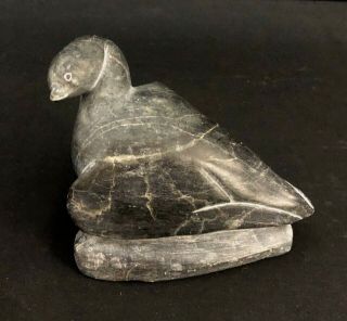 Vintage Soapstone Carving Bird Figurine Signed,  Numbered.