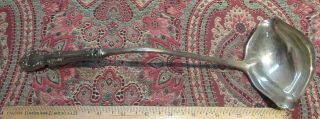 Melrose Gorham Hollow Handled All Sterling 13 " Punch Ladle Rare