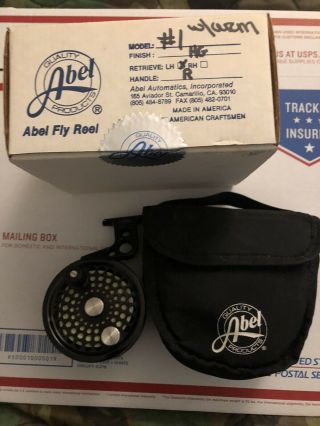 Abel 1 Big Game Fly Reel With Arm.  Rare