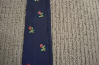ENGLAND RARE PLAYERS 1980 ' S RUGBY UNION NECK TIE 2