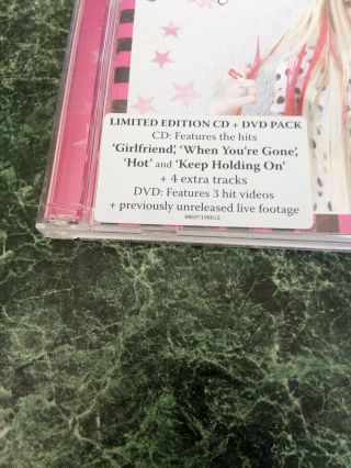 Avril Lavigne The Best Damn Thing Rare Australian CD/DvD 2 Disc Set Hype Sticker 2