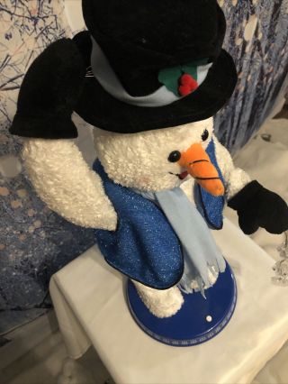 Gemmy RARE Legged Snowflake Spinning Snowman Snow Miser Animated Fully 6