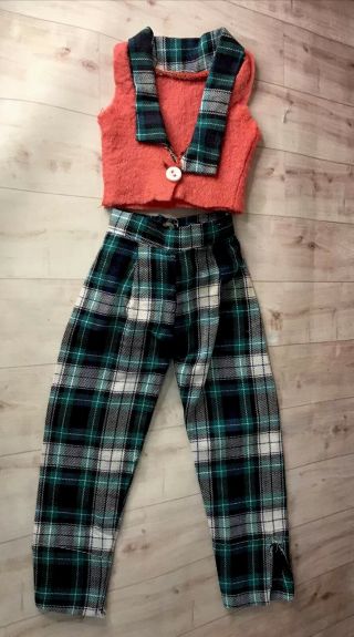 Pants & Vest For Vintage Dollikin Uneeda 2s 19 - Inch Doll