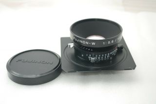 " Rare Top " Fuji Fujifilm Cm Fujinon W 105mm F5.  6 Lens Copal No O 3615