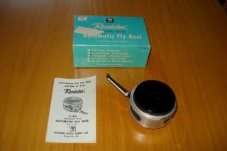 Vintage Western Auto Revelation Automatic Fly Reel W/original Box And Paperwork