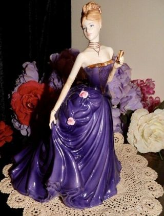 Coalport Figurine - Lady Caroline At The Opera Ltd Edition,  Rare