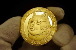 Dogecoin Funny Commemorative & Collectible Numbered 3d Coin Rare Many Wowz Doge