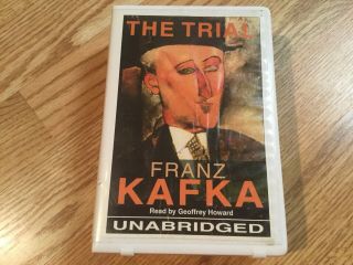 The Trial Rare Unabridged Audiobook On 6 Cassettes By Franz Kafka,  Plastic Case