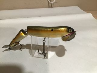 Papa Chubby Jointed Wood Musky 9”,  Lure - Xlnt Shape In Great Color L108