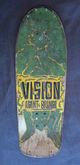 VISION • AGENT ORANGE • Absolut Rare Skateboard Deck 755 x 260mm 2