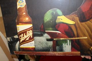 Rare Vintage 1930 ' s Schlitz Beer Bar Tavern Gas Oil 40 