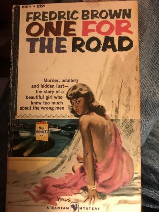 Rare One For The Road,  By Fredric Brown 1st Printing 1959