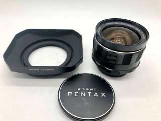 Rare 【mint W/hood】pentax Takumar 20mm F/4.  5 M42 Wide Angle Lens From Japan