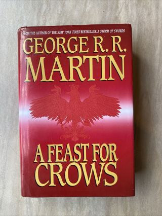 A Feast For Crows Hardcover - George R.  R.  Martin Hc Rare Grrm Asoiaf Book Club