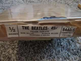 Beatles 1964 Incredibly Rare Case Of 6 Side Bound 1964 School Notebooks