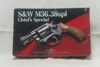 Tanaka Airsoft Revolver Smith And Wesson S&w M36 Chief Special Version 1 (rare)